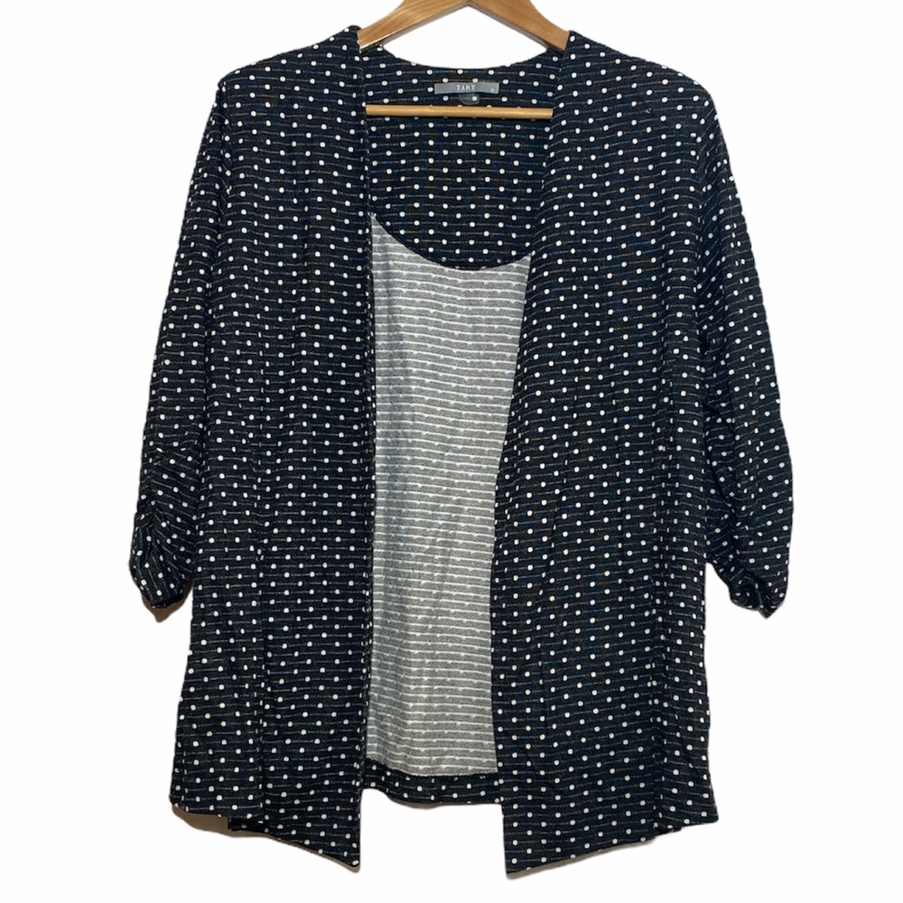 Tart Womens Open Polka Dot Cardigan